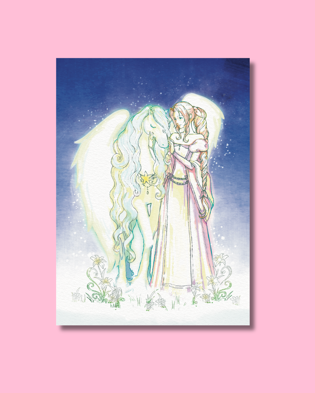 Among the Wildflowers Print
