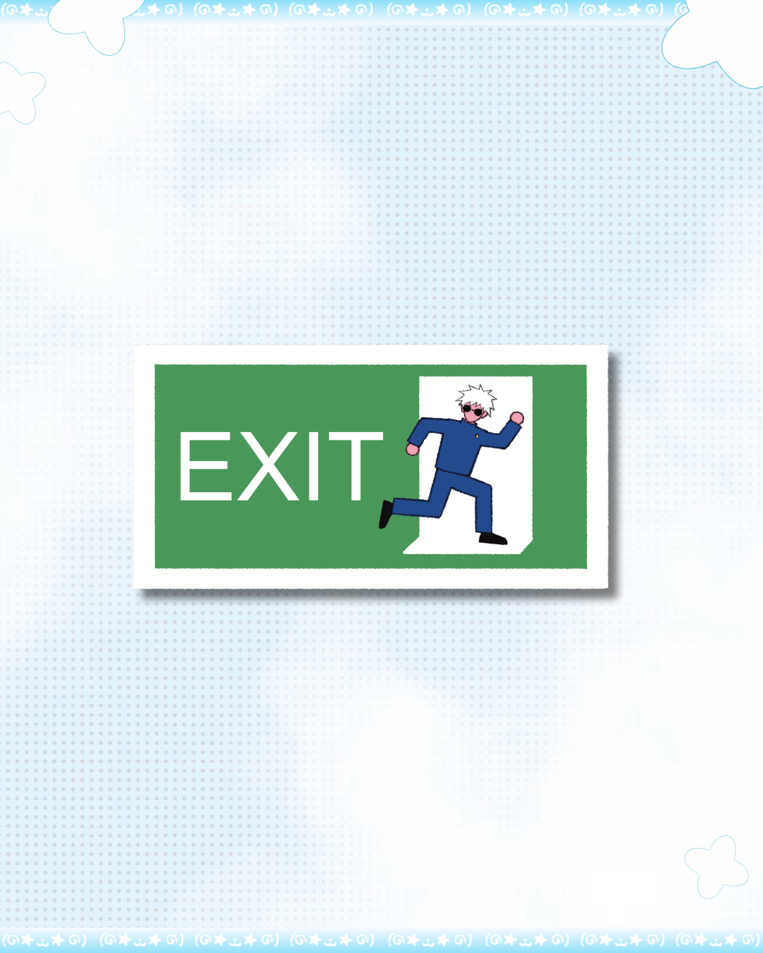 Gojo EXIT Diecut