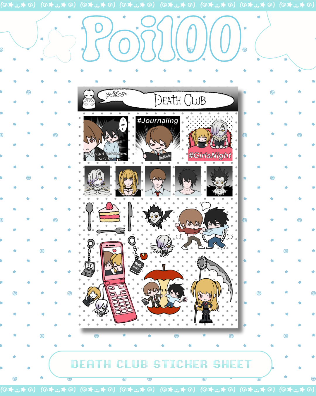 Death Club Sticker Sheet