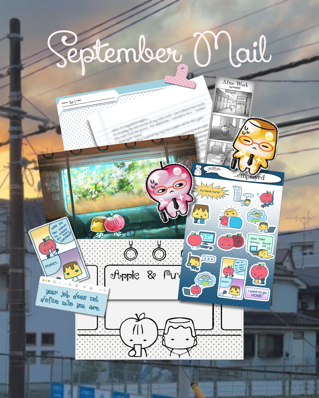 September Apple&Pudding Mail Club