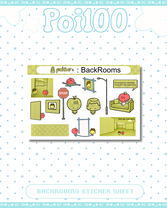 BackRooms Sticker Sheet