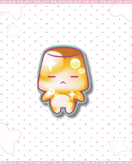 Pudding Glittery Diecut