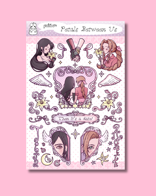 Petals Between Us Sticker Sheet