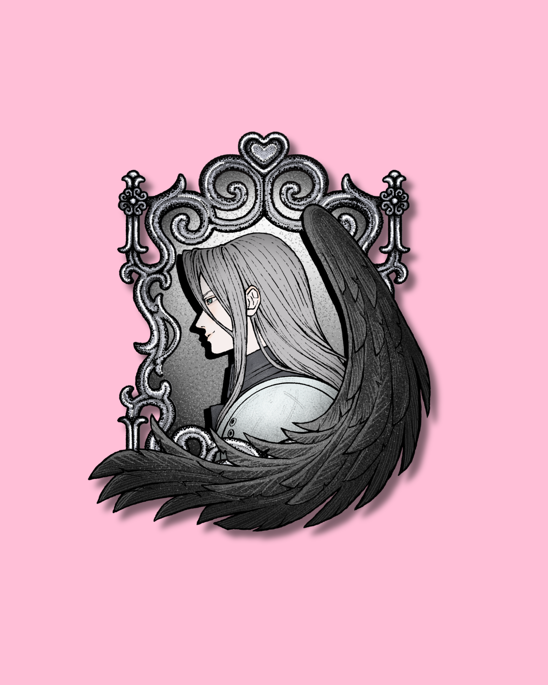 One-Winged Angel Die Cut