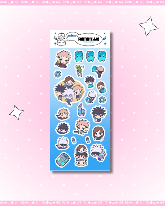 JK x BATTLE ROYALE Inspired Sticker Sheet