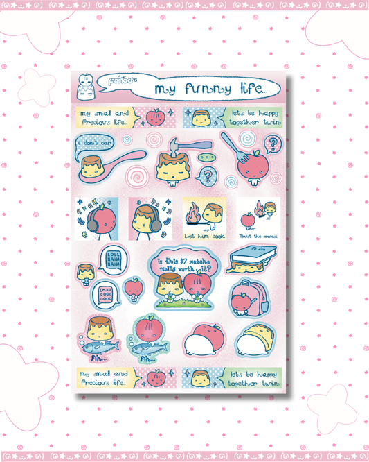 My Funny Life Sticker Sheet