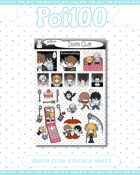 Death Club Sticker Sheet