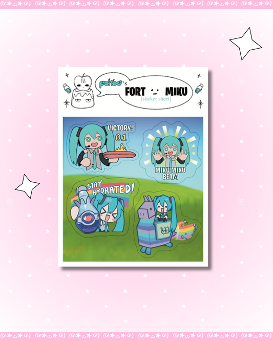 M1KU x BATTLE ROYALE Sticker Sheet