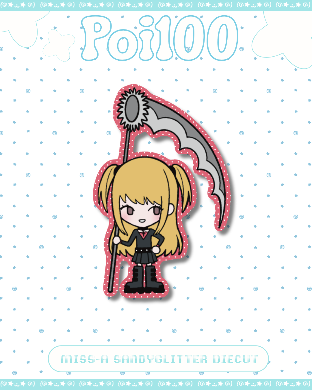 Miss-A SandyGlitter Diecut