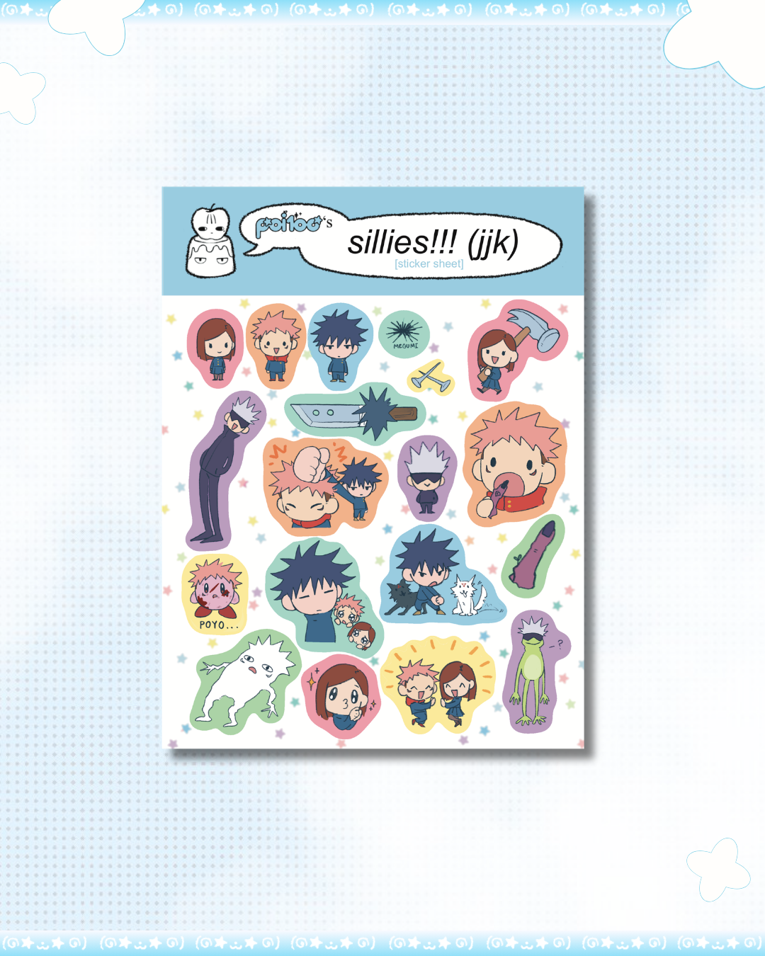 JK SILLIES Sticker Sheet